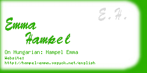 emma hampel business card